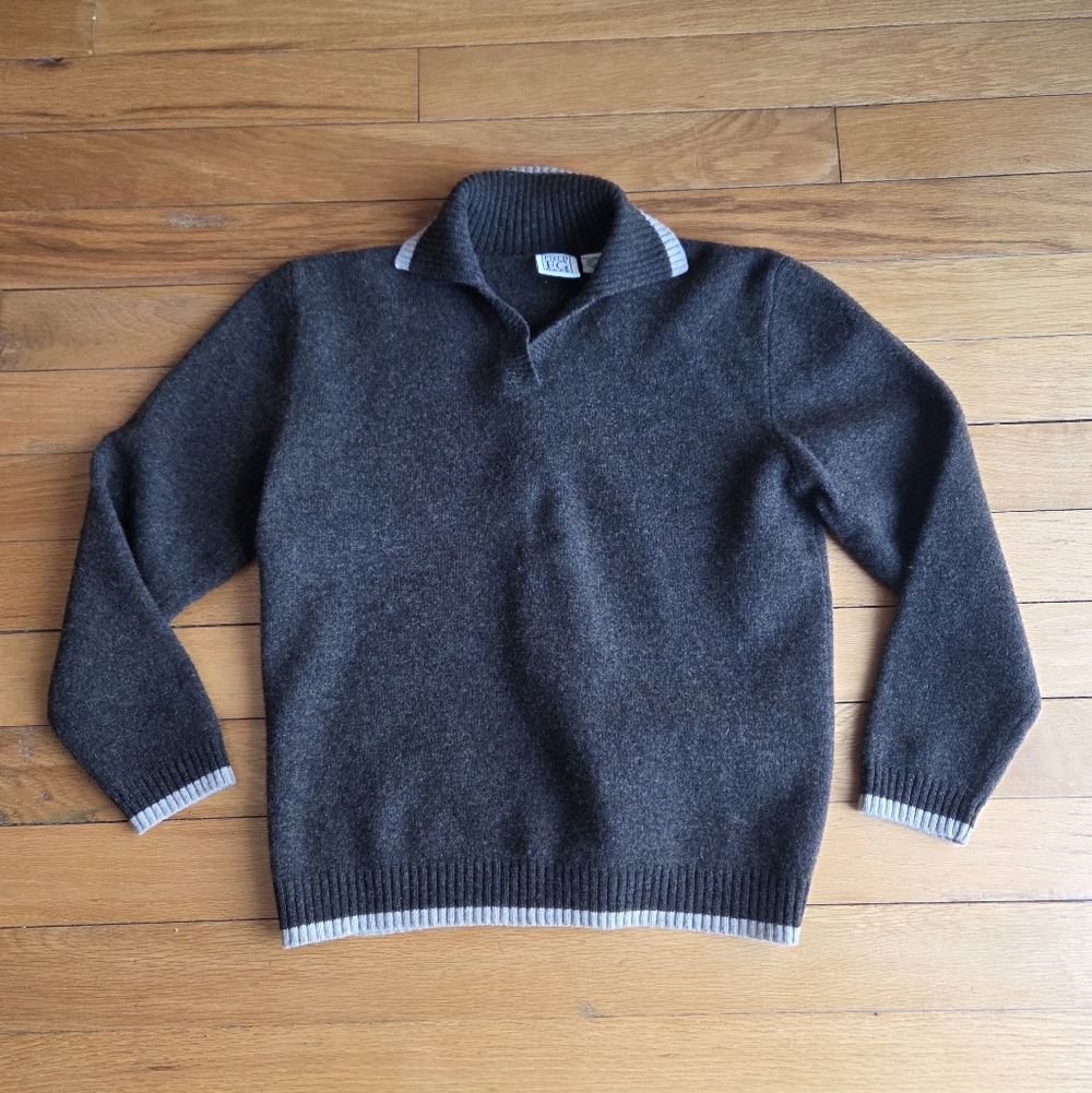 Vintage 100% Lambs Wool Sweater Womens Large. Great Frugal‎ Chic Piece!